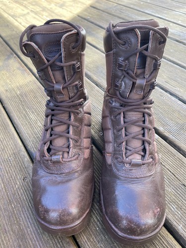 British army bates brown boots - bates,