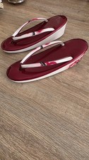 Japanese hand painted zori - hand,