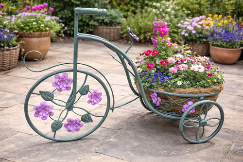 Garden pink green - pink, &