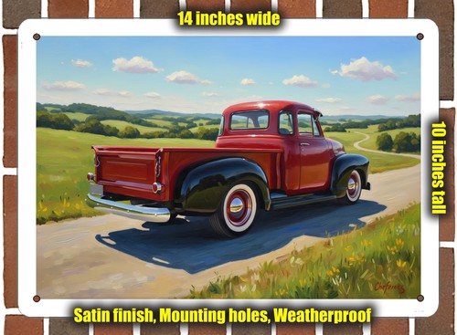 Metal sign 1951 chevrolet - sign,