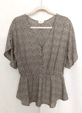 Sienna Sky Top Animal Print