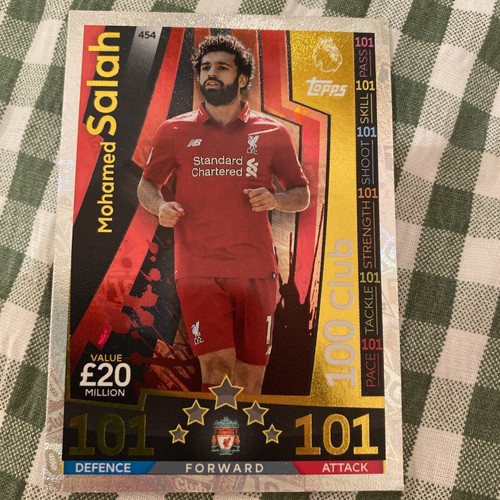 Match attax 2018 salah - match,