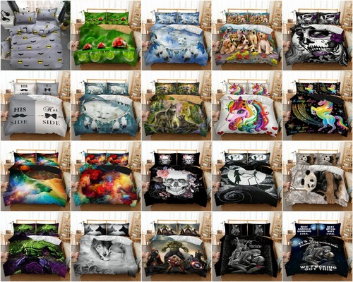Printed duvet quilt cover - printed,