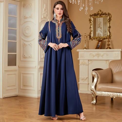 Dubai embroidery abaya - embroidery, women