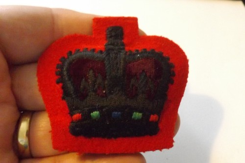 Military cloth badge warrant - cloth,