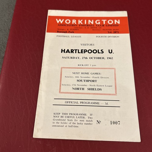 Workington hartlepools - v,