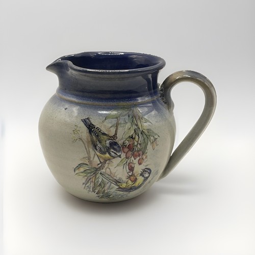 Wenlock pottery blue tit - pottery,