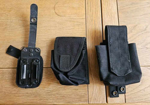 Black molle pouches for - molle,