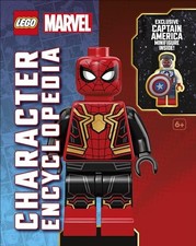 LEGO Marvel Character Encyclopedia: With Exclusive Captain America Minifigure b