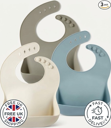 Pack silicone bibs for - pack,