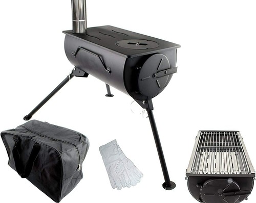 Portable wood burning - burning, stove