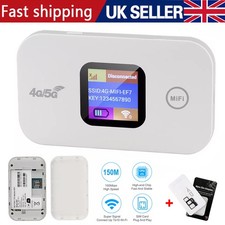 Portable Unlocked 4G LTE Wireless WiFi Router Mobile Broadband LCD MIFI Hotspot