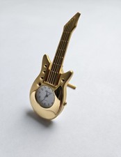 Miniature Gold Electric Guitar