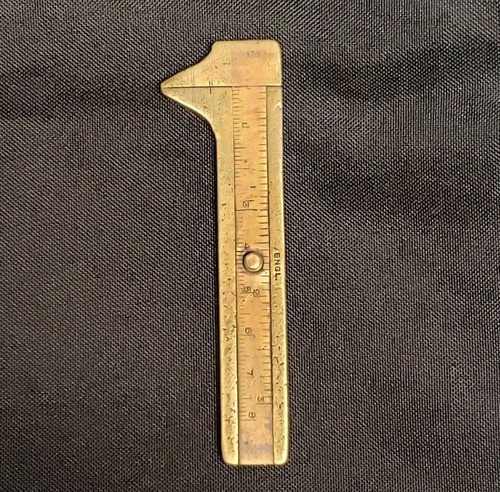 Vintage brass caliper engl - brass,
