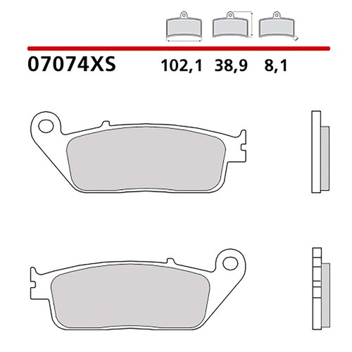 Brembo front brake - brake, pads