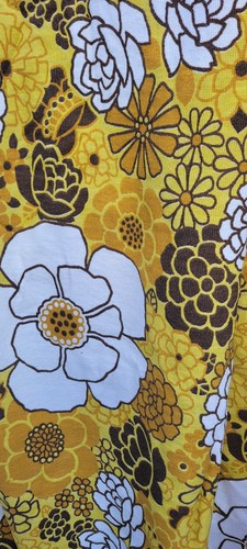 Pair vintage 1970s curtains - vintage,