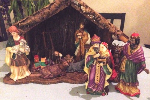Nativity manger vintage - manger,