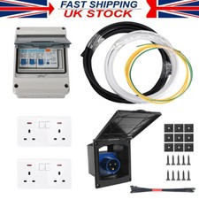 240V Mains Electric Hook Up Installation Kit Campervan Motorhome Conversion Set