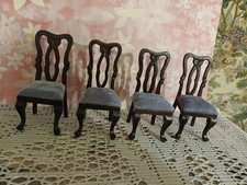 Four dolls house - dolls, chairs