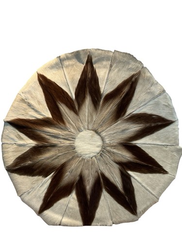 Springbok hide rug footstool - rug/,