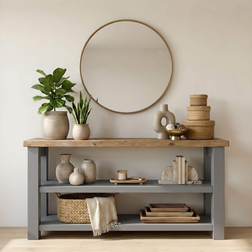 Bramley grey console - console, /