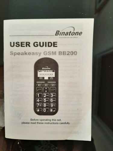 Binatone mobile phone user - binatone,