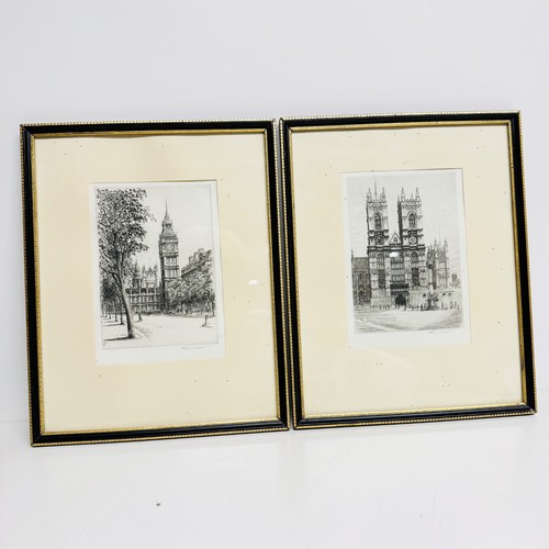 Vintage original etchings - vintage,