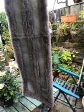 Gorgeous shearling Ugg scarf - pale bronze