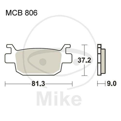 Brake pads std - brake, trw