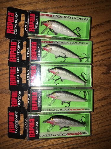 Rapala countdown lot of 5 - rapala,