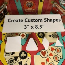 3" x 8.5" Pinball Mylar Sheet