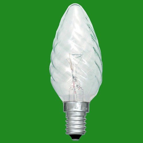 60w clear twisted candle - 60w,