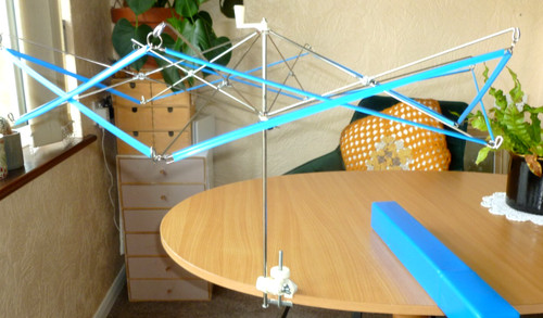Wool skein winder with case - wool,