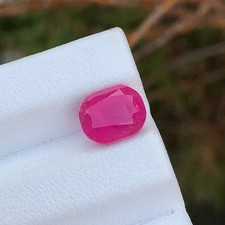 2.00 Cts Natural cut Rubellite Tourmaline Loose gemstone from Afghanistan.