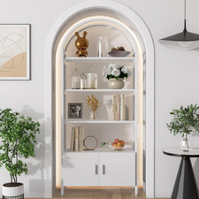 Arched book shelf bookcase - book,
