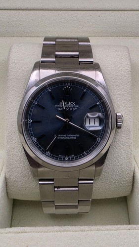 Rolex datejust 16200 blue dial - rolex,