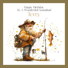 personalised fishing birthday