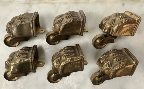 Set antique brass lion - 6,