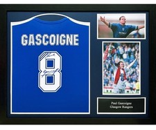 FRAMED PAUL GASCOIGNE SIGNED