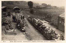 RAVENGLASS & ESKDALE RAILWAY. IRTON ROAD STATION # 4 BY W.J.BASSETT-LOWKE