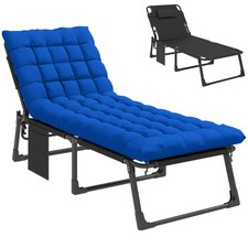 Outsunny Folding Sun Lounger
