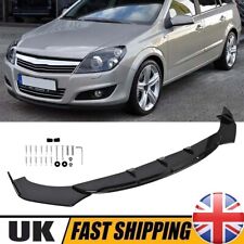 Glossy Front Bumper Chin Lip Spoiler Splitter Body Kit For Vauxhall Astra H J UK