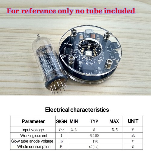 Single glow tube nixie - single,
