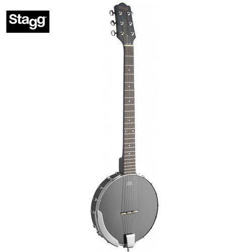 Stagg string open back banjo - back,