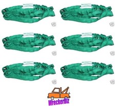 Qty 6, 4' LONG, GREEN ROUND