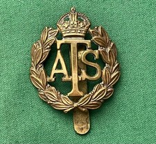 Auxiliary Territorial Service "ATS" KC ~ 100% Genuine WW2 British Army Badge..