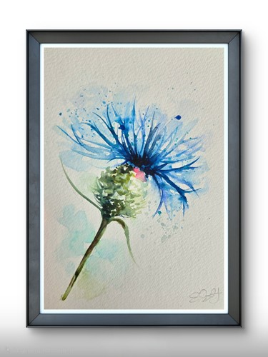 Small floral watercolour - small,