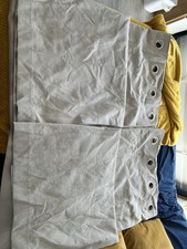 NEXT Blackout Lined 2 x  Eyelet curtains Natural Soft Velour W 135 x 229 cm D