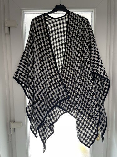 Dogtooth cape poncho one size - cape/poncho,