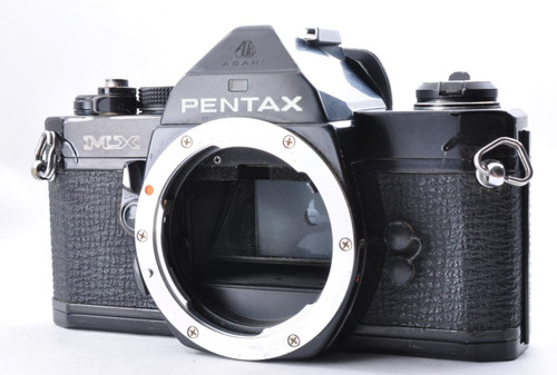 Pentax black 35mm - mx, film